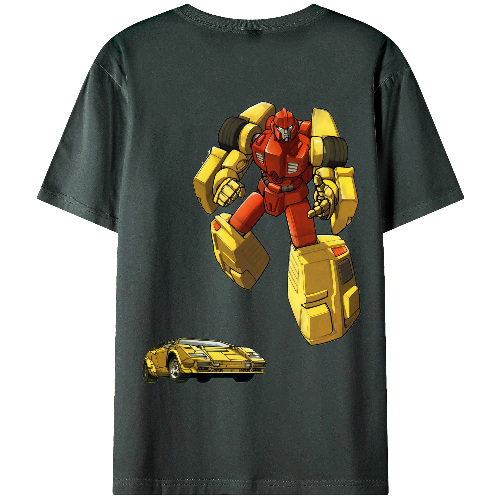 （画像用）  綿100％ メンズ半袖Tシャツ（バックプリント） 通気性